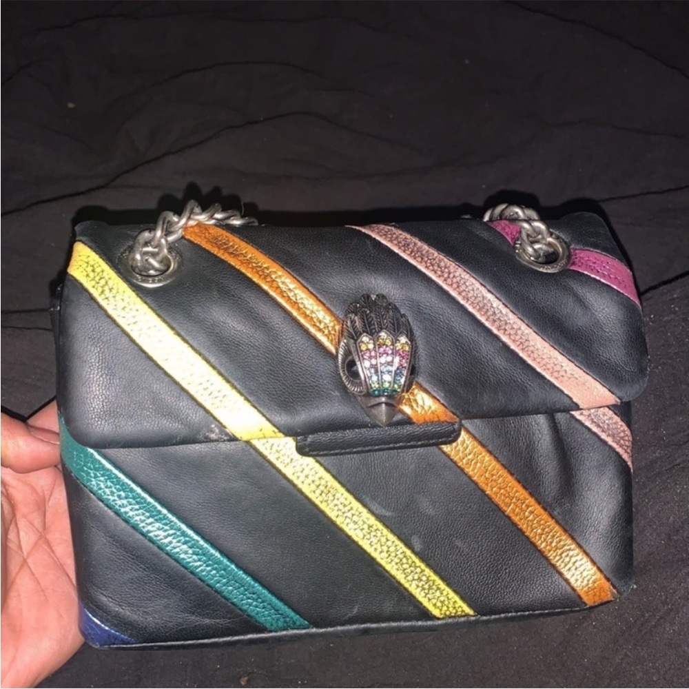 Kurt Geiger multi color small cross over bag